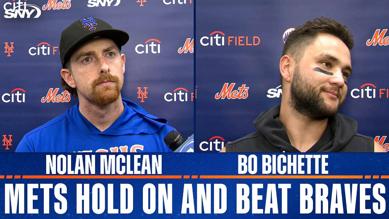 Nolan McLean and Bo Bichette on Mets' 7–5 win over the Braves