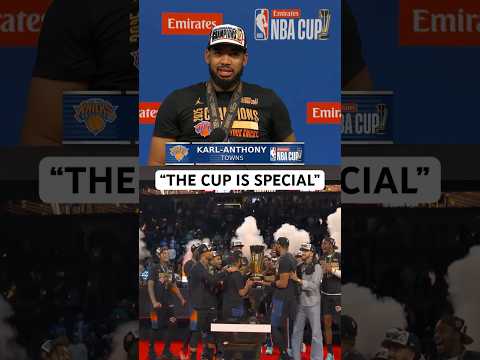 KAT on what it means to win the Emirates NBA cup