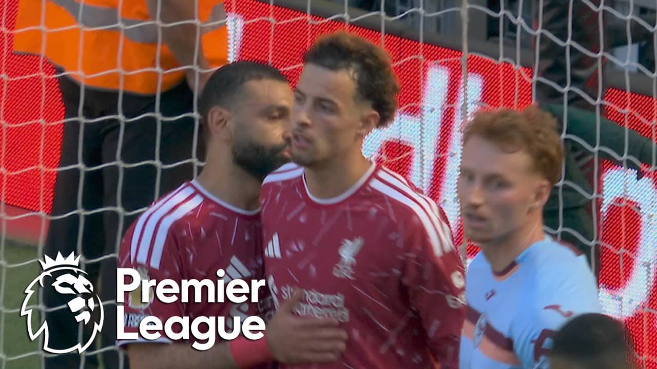Mohamed Salah finds Curtis Jones for Liverpool's opener v. Brentford | Premier League | NBC Sports