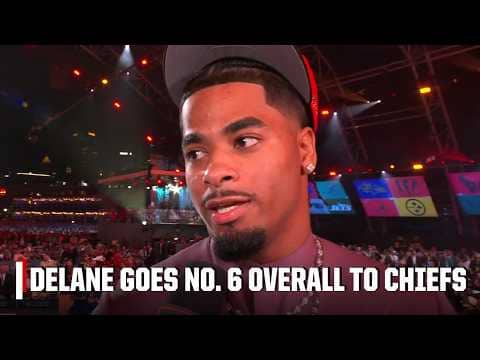 Mansoor Delane goes No. 6 overall to Chiefs via Browns: 'KC MADE THE BEST MOVE' 🗣️ | 2026 NFL Draft