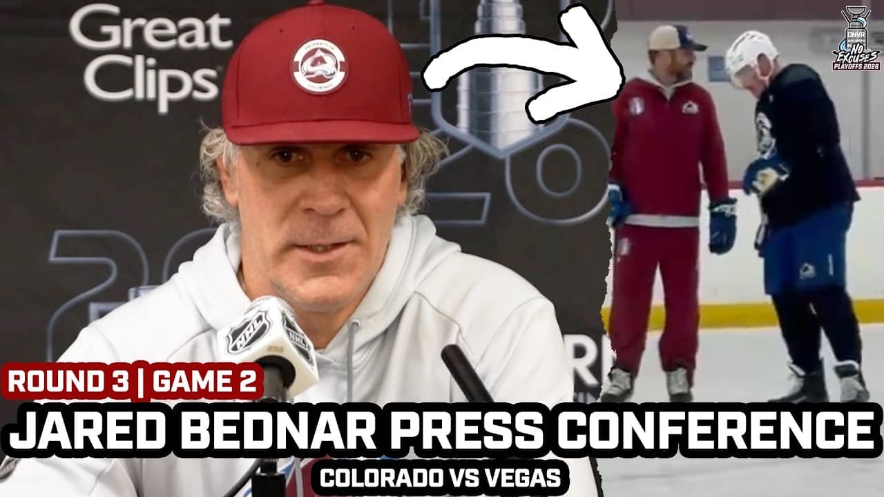 Jared Bednar on Cale Makar Injury, What Needs to Change from Game 1 & More Before Game 2 vs Vegas