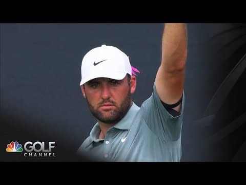 Scottie Scheffler nails clutch chip on 17 at the BMW Championship | Golf Channel