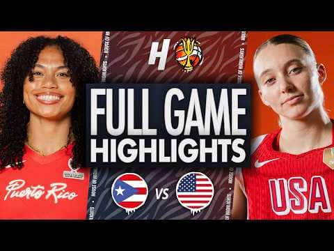 Puerto Rico vs USA - FULL GAME HIGHLIGHTS | March 11, 2026 FIBA Women’s World Cup Qualifiers