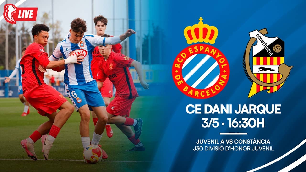 ⚽ Juvenil A 🆚 CD Constància J30 Divisió d’honor juvenil