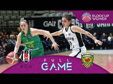 LIVE - Besiktas BOA v Sopron Basket | EuroCup Women 2025-26 | Play-Off Round 1