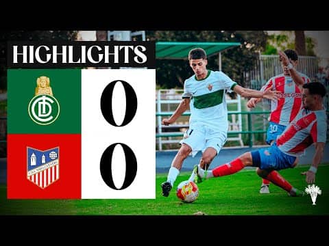 RESUMEN | Elche Ilicitano 0 - 0 CDA Navalcarnero | Segunda Federación