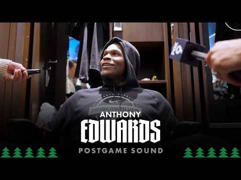 "I Love Everything About Jaden." | Anthony Edwards Postgame Sound | 1.29.26