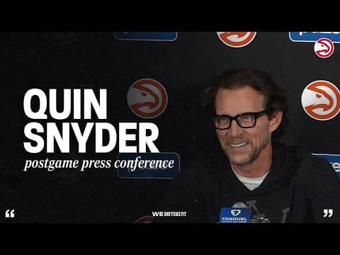 Hawks vs. Nuggets Postgame Press Conference: Quin Snyder