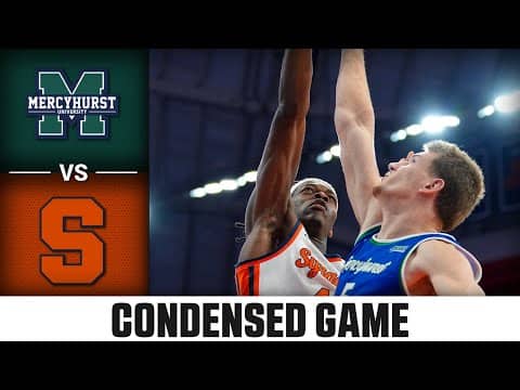 Mercyhurst vs Syracuse Condensed Game | 2025-26 ACC Men's Basketball