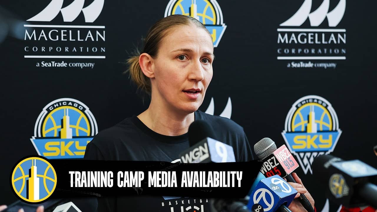 Training Camp Media Availability | Courtney Vandersloot