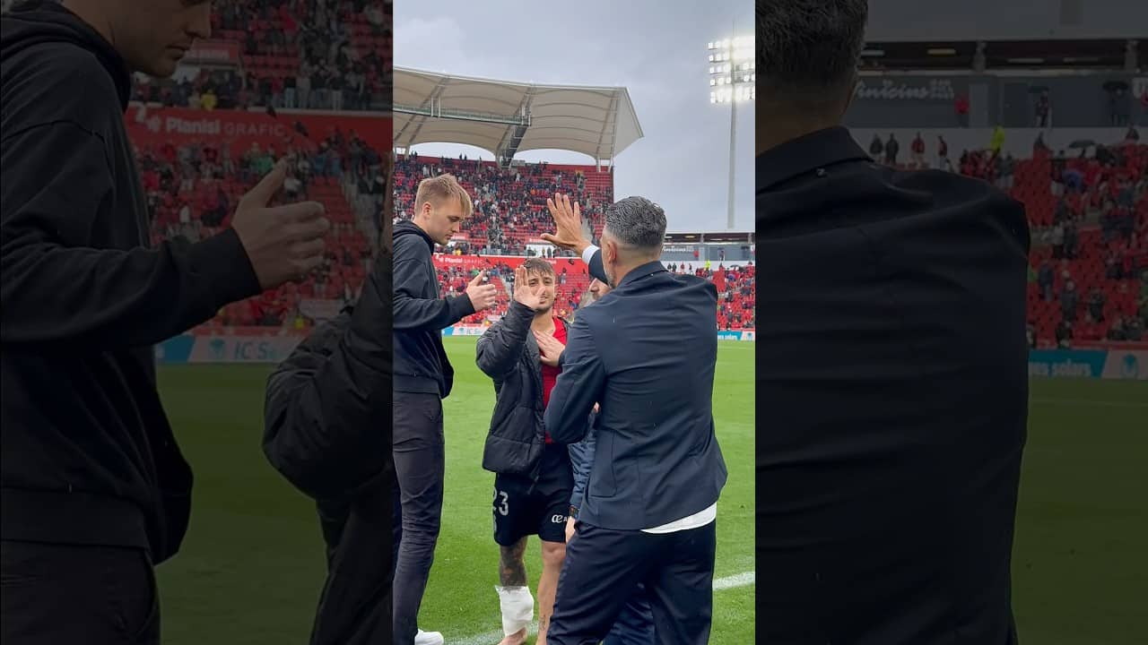 La reacción de Demichelis a la victoria del Mallorca 🔍