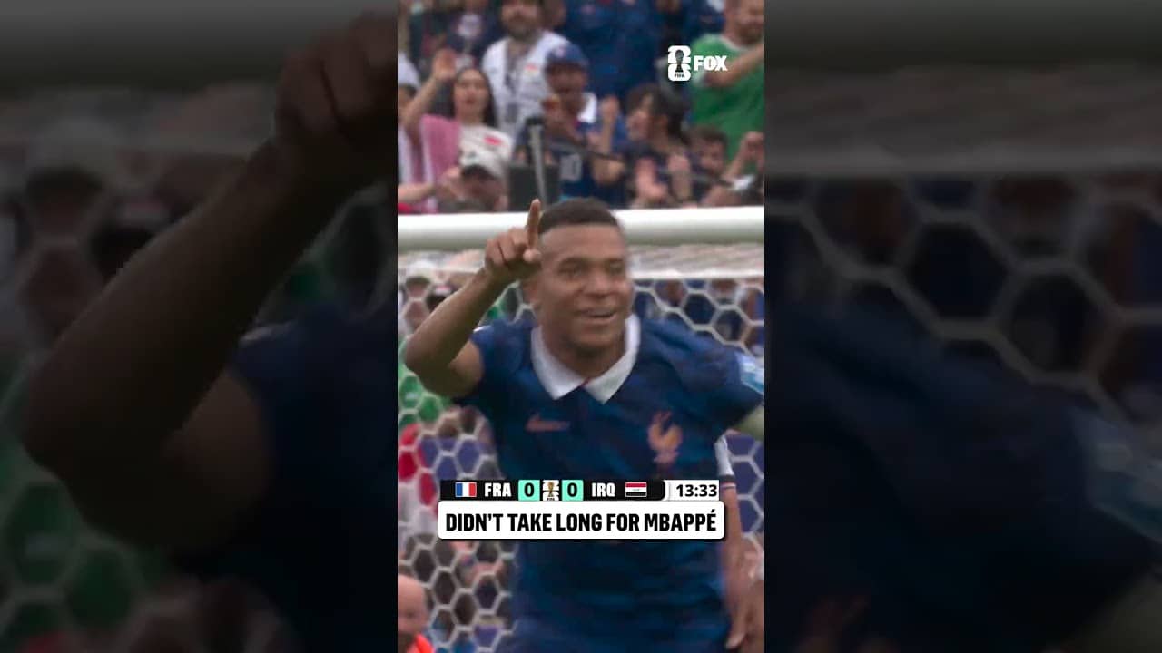 MBAPPÉ GOLAZO TOOK GIVE FRANCE THE EARLY LEAD! 🇫🇷