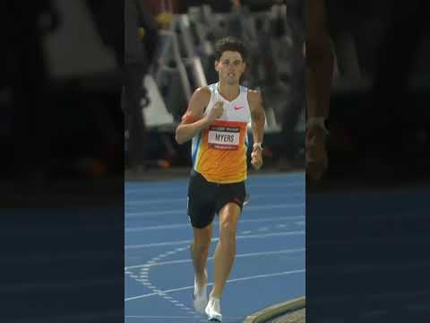 Cameron Myers dominates 1500m in Melbourne with 3:30.42 meeting record #continentaltourgold