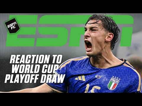 🚨 FULL REACTION 🚨 UEFA World Cup Qualifying playoffs REVEALED 👀 | ESPN FC