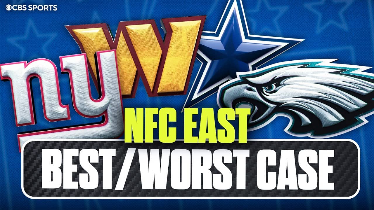Predicting the best & worst case record scenarios for EVERY NFC East team ✅