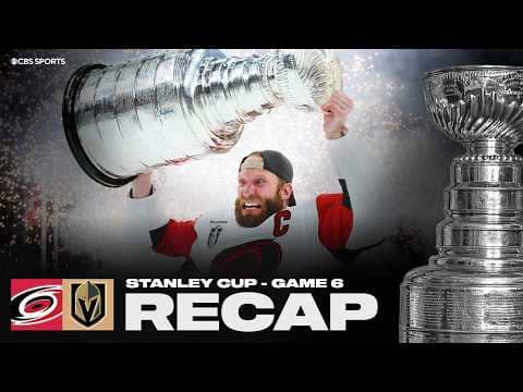 Hurricanes blank Golden Knights to win 2026 Stanley Cup Final | Jordan Staal wins Conn Smythe Trophy