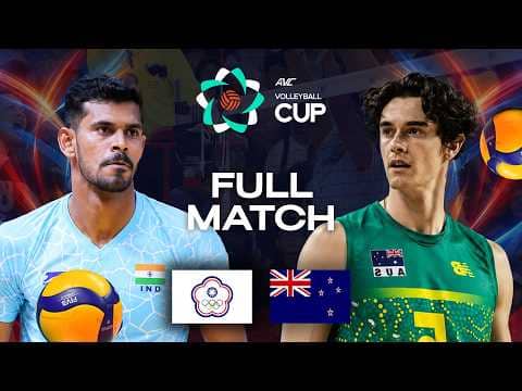 Chinese Taipei vs. New Zealand - Pool Play | AVC Men's Cup 2026