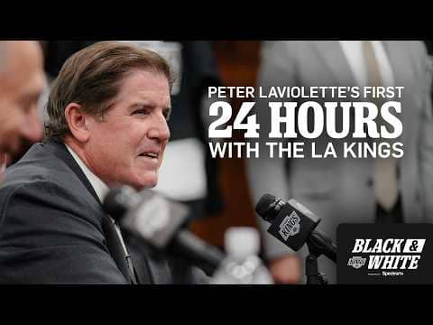 Peter Laviolette's First 24 Hours in Los Angeles as Head Coach! | Black & White