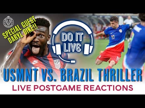 Epic USMNT vs Brazil Highlights | Daryl Dike’s Best Plays | Ultimate Allstate Moments