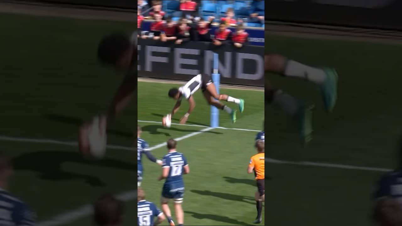 Noah Caluori's five-try haul against Sale Sharks 🤯 | @PREM-Rugby | #PREMRugby