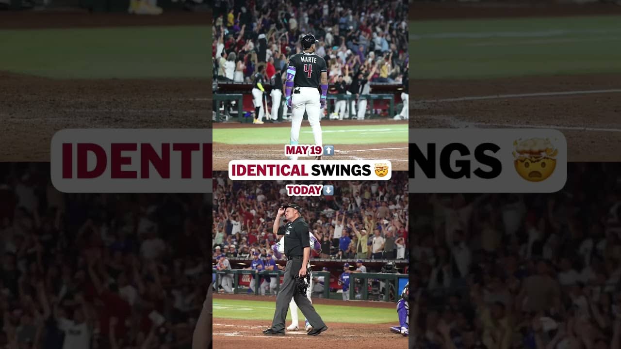 Ketel Marte’s 1st career walk-off HR came on May 19th. His 2nd tonight looks very familiar 👀