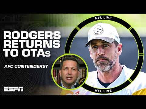 Can Aaron Rodgers lead the Steelers to the playoffs? 🤔 | NFL Live