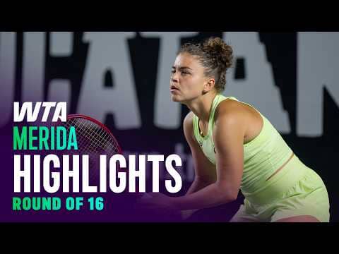Round of 16 in Merida featuring Paolini, Zhang, Sonmez and more | WTA Match Highlights