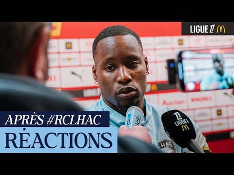 💬 Après RC Lens - HAC (1-0), réactions de Lionel Mpasi
