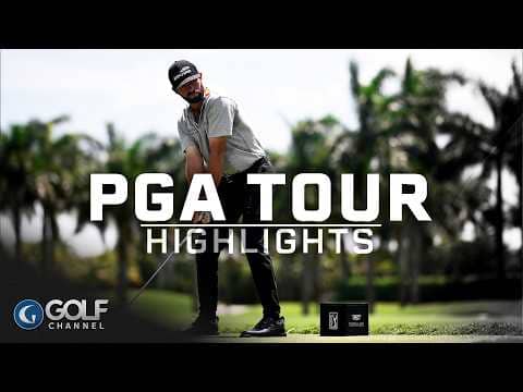 PGA Tour Highlights 2026: Cadillac Championship, Round 2 | Golf Channel