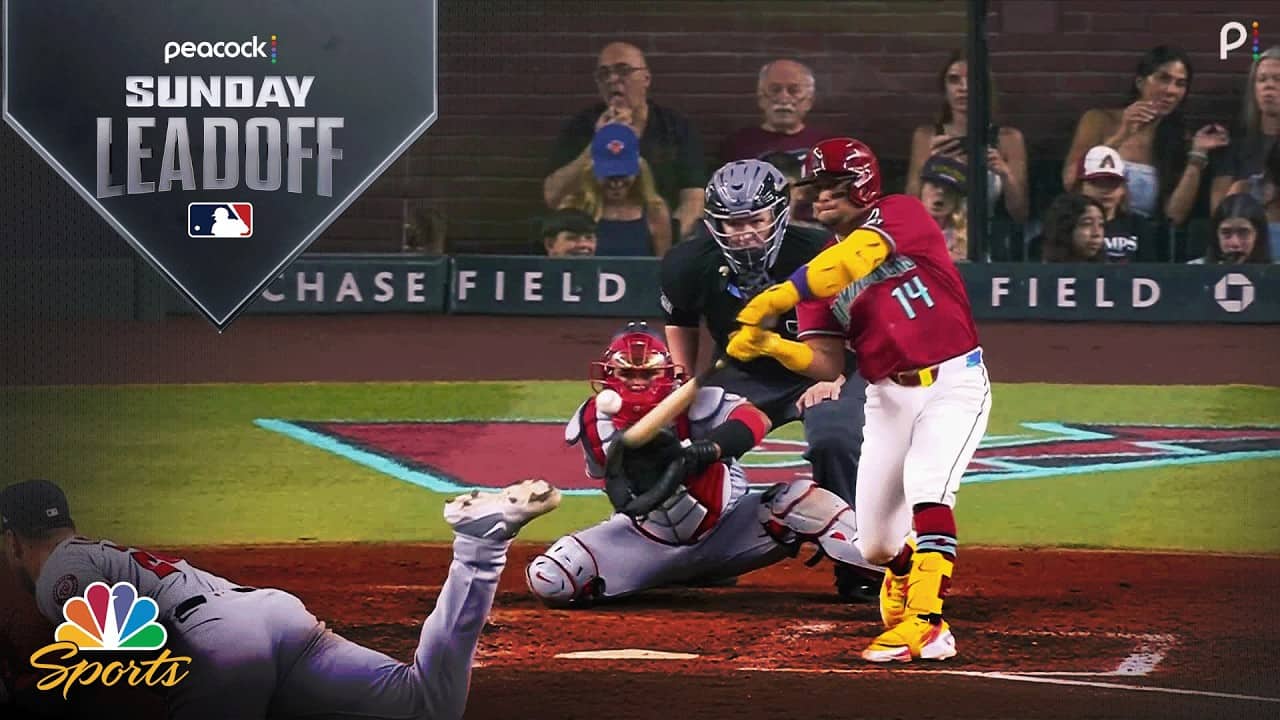 Gabriel Moreno hits line-drive two-run homerun to extend lead | MLB Sunday Leadoff | MLB on NBC