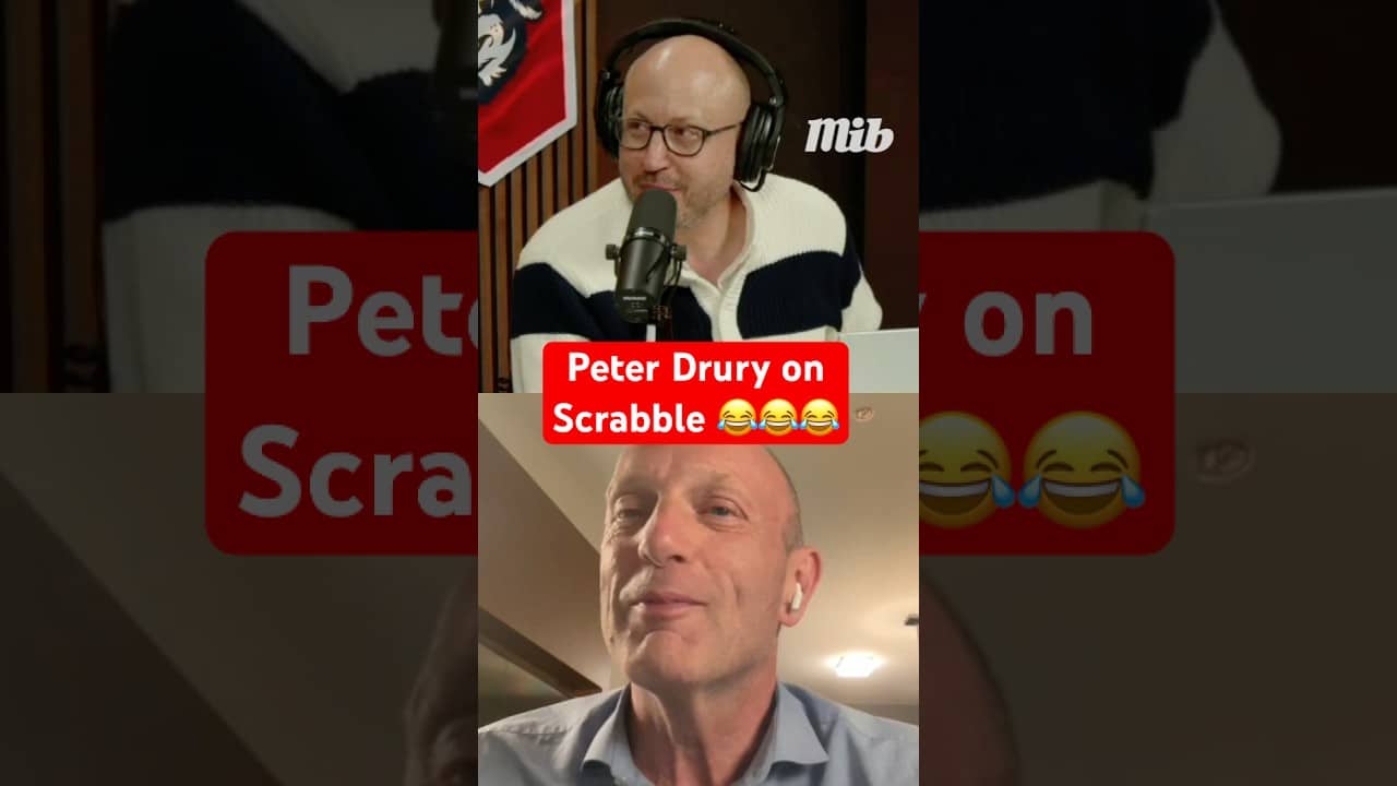 PETER DRURY TALKING ABOUT SCRABBLE IS INCREDIBLE 🤣