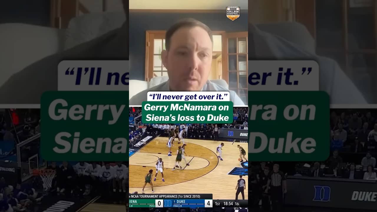 Gerry McNamara on Siena's loss to Duke #cbb #collegebasketball