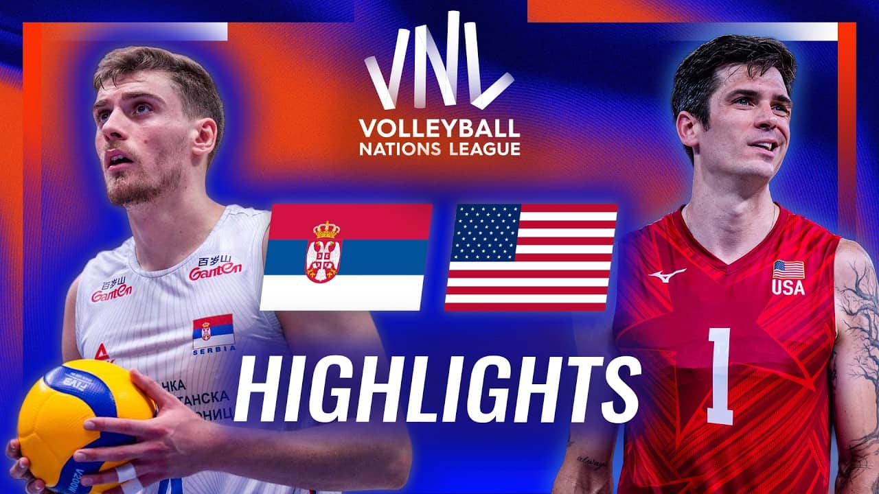 Serbia 🇷🇸 vs. USA 🇺🇸 - Highlights | Week 2 | Men's VNL 2026