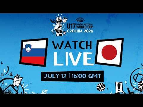 LIVE - Slovenia v Japan | FIBA U17 Women's Basketball World Cup 2026  | Group Phase