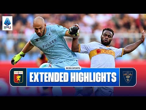 Genoa vs. Lecce: Extended Highlights | Serie A | CBS Sports Golazo