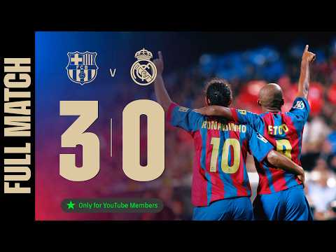FULL MATCH | FC BARCELONA 3 vs 0 REAL MADRID | LA LIGA 2003/04