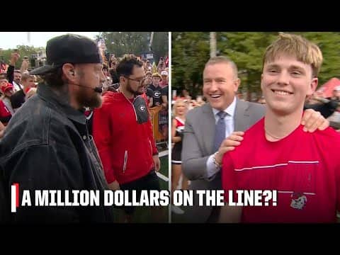 MCAFEE’S KICKING CONTEST TOTALS ANOTHER MILLION DOLLAR ATTEMPT 🏈💰 | College GameDay