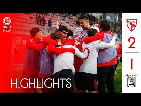 Sevilla Atlético - Atlético Sanluqueño (2-1) Primera RFEF | Resumen