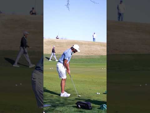 Max doing Max things at Waste Management #golf #cobragolf