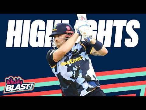 Last Ball & Floodlight Drama! | Somerset v Glamorgan - Highlights | Vitality Blast 2026