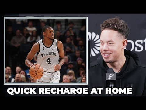 Mitch Johnson on Spurs' Quick Stop at Home Between Road Trips