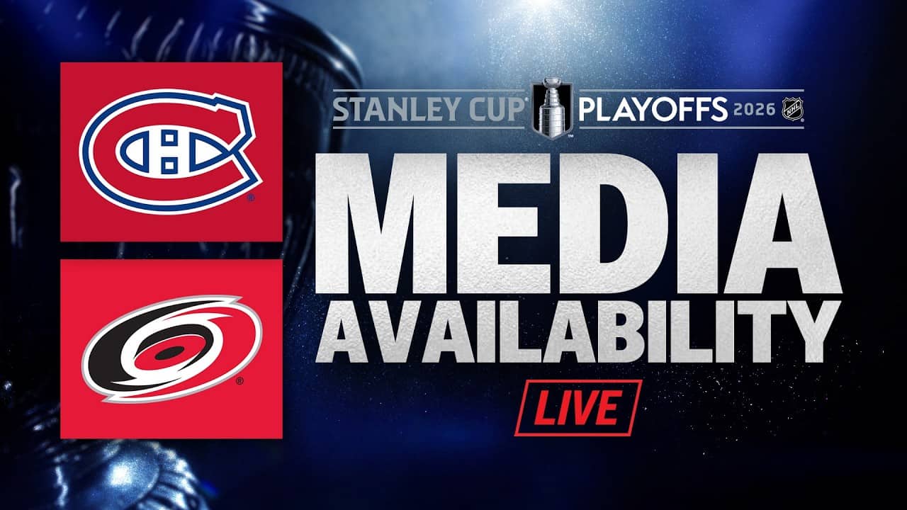 Montreal Canadiens vs. Carolina Hurricanes Game 1 Post-Game Media Availability