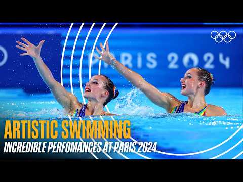Masterpieces in Artistic Swimming at #Paris2024 🖼️🇫🇷 | Top Moments