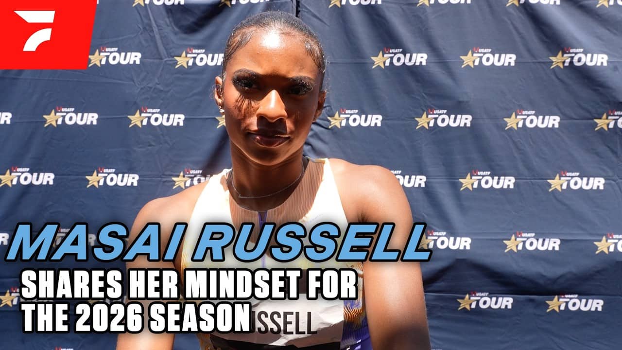 Masai Russell Talks Mindset After Running 12.26 In The 100m Hurdles | 2026 USATF LA Grand Prix