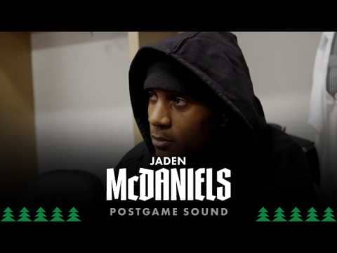 "Staying Confident While I Shoot." | Jaden McDaniels Postgame Sound | 2.2.26