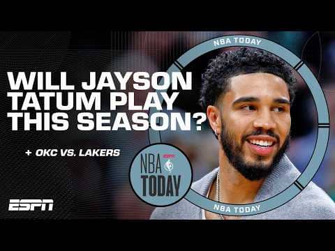 Will Jayson Tatum return to the court SOON!? 👀 Sham Charania weighs in | NBA Today