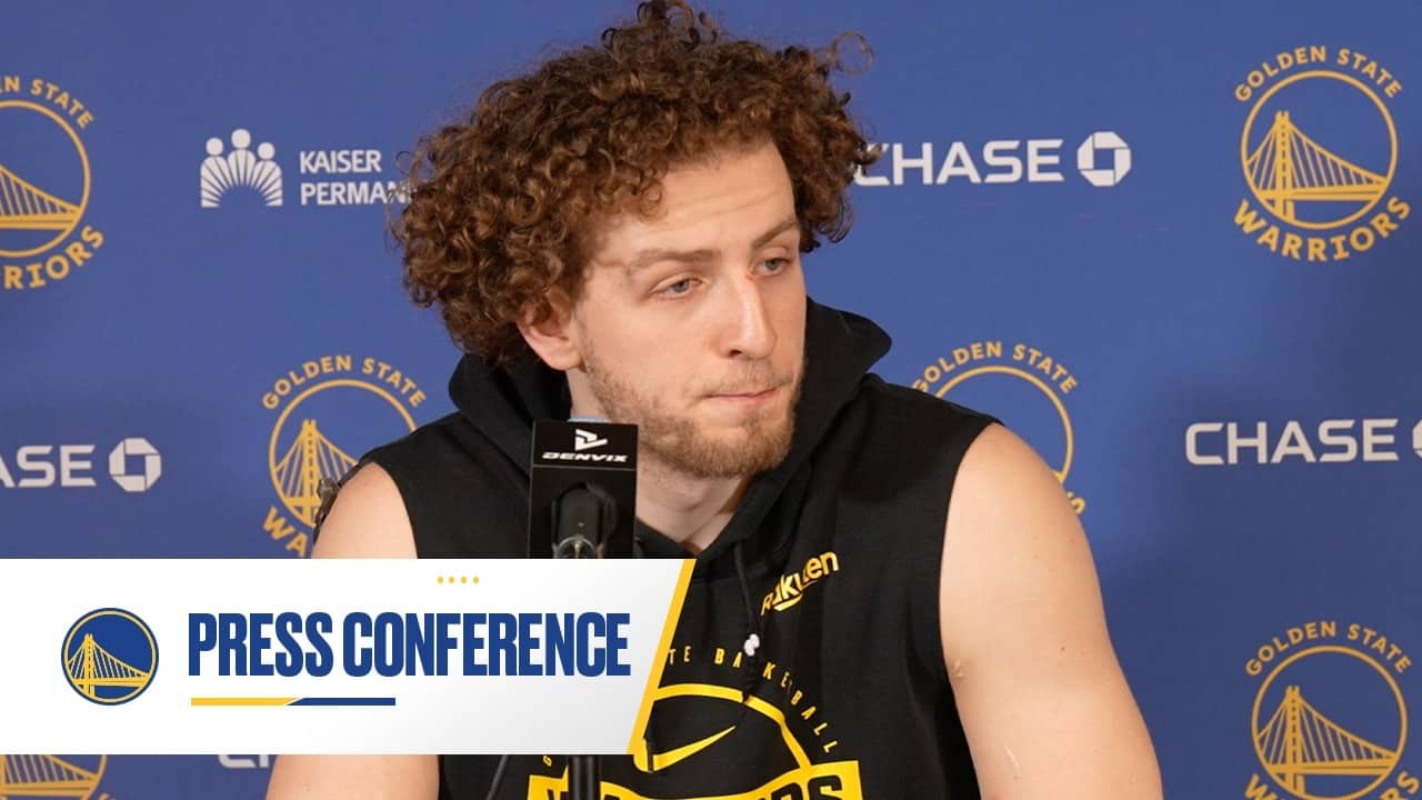 Brandin Podziemski Recaps Warriors Loss to Clippers, Playing All 82 Games | Apr. 12, 2026