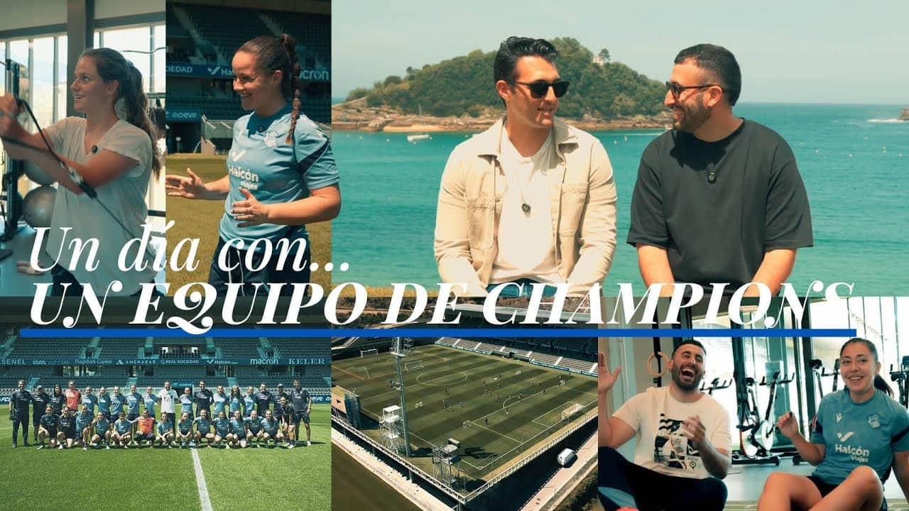 INSIDE | ✨ Un día con… ¡un equipo de Champions! | Pausoz pauso bidea egiten