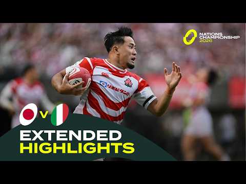 HISTORIC win 👏 | Japan v Italy | Nations Championship 2026 | Highlights