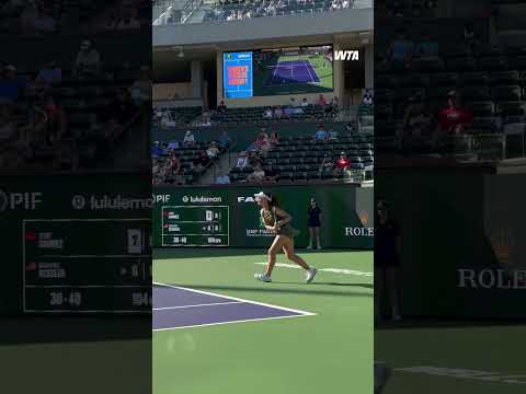 Straight Sets for Sonmez 💪#WTA #TennisParadise #IndianWells #ZeynepSonmez